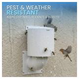 Dryer Vent Cover 4 inch with UV RESISTANT - Outdoor Dryer Vent Cover Natural Energy Saving, Dryer Vent Seal for Home Exterior