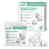 GROWNSY Detergent Washing Tablets 130 PCS for Momcozy, Baby Brezza Bottle Washer, Compatible with All Brands Baby Bottle Washers