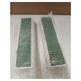 Dandat 2 Set Wood Boxes for Centerpieces 16x4 Inch Rectangle Wooden Planter Box Rustic Wooden Planters with Removable Plastic Liner Floral Foam Blocks for Christmas Wedding Home Garden Decor(White) - 