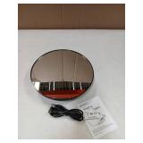 Motorized Display Stand - 7.87" Rotating Platform with Mirror Cover, USB Charging Port, 22 lbs Load Capacity, Ideal for Jewelry, 3D Model, Cake Photography - Retail: $23