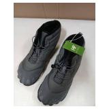 Vindra Flex Barefoot Winter Boots for Women & Men Non-Slip, Lightweight, Wide Toe Box, Minimalist Walking Shoes for Healthy Foot Posture Grey