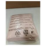 Amazon Basics Lightweight, Breathable Microfiber 4-Piece Bed Sheet Set with 14-Inch Deep Pockets, Full, Blush Pink, Solid - Retail: $18