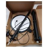 Weilisi 10.5" Ring Light with 69" Tripod Stand and Phone Holder Kit, Full-Screen Zoom Lighting for Video Recording, Makeup, Live Stream, Dimmable LED Selfie Ring Light Tripod for iPhone with Remote - 