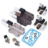 Compatibile with Accord Odyssey Pilot TL CL MDX Transmission Solenoid Kit 28250-P6H-024 28250-P7W-003 28400-P6H-013 28500-P6H-013 28600-RKE-004 28610-RKE-004 - Retail: $130