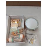 Baby Musical Instruments-Montessori Wooden Toys for Toddlers 1-3,Neutral Colors Percussion Instruments Set with Modern Boho Xylophone for Kids Preschool Educational 3+ - Retail: $27