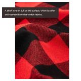 57 x 157.5 Inch Buffalo Plaid Fabrics Gingham Fabric Buffalo Check Quilting Fabric Bundles for Sewing DIY Home Farmhouse Party Festival Holiday Decorations (Red and Black) - Retail: $25
