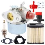 640350 Carburetor for Craftsman Tecumseh 4.5hp 5hp 5.5hp 6.0hp 6.5hp 6.75 hp Model 917.387282 917.388040 143.013802 Mower Tecumseh 640303 640262 640271 640172 - Retail: $20