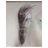 DK177 2 Pack Led Branch Light Battery Operated Lighted Branch Vase Filler Willow Tree Artificial Little Twig Power Brown 30 Inch 20 LED for Home Outdoor Indoor Romantic Decoration, White Light - Retai