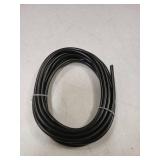PATIKIL 15Ft 18/2 PVC Covered Wire, 300V SVT Round Lamp Cord Insulated Heat Resistant Electronical Flexible Cable for LED Lamp Wire Audio Cable Speaker, Black, UL Listed - Retail: $11