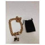 Gold Stainless Steel Cuban Link Heavy Duty Dog Collar for Small Medium Large Dogs, American Bully French Bulldog Dog Necklace Collar with Safety - Retail: $43