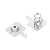 uxcell 50 Pairs AA Battery Positive Negative Conversion Spring Contact Nickeling Plate 13.5mmx11.5mm - Retail: $10