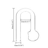 IAFVKAI Glass CO2 Drop Checker Aquarium Hang On CO2 Monitor CO2 Detector for Aquarium Planted Tank - Retail: $9