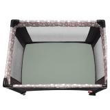 GUNTAIL Pack and Play Sheets Fitted, 2 Pack Pack n Play Sheets for Graco Pack n Play Mattress, Unisex Playard Sheets for Boys Girls (Brown & Green, 38 X 26 Inch) - Retail: $10