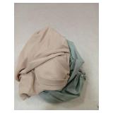 GUNTAIL Pack and Play Sheets Fitted, 2 Pack Pack n Play Sheets for Graco Pack n Play Mattress, Unisex Playard Sheets for Boys Girls (Brown & Green, 38 X 26 Inch) - Retail: $10