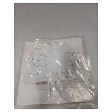 OuMuaMua Winter Christmas Hanging Snowflake Decorations, 12PCS Snowflakes Garland & 12PCS 3D Glittery Large White Snowflake for Christmas Winter Wonderland Holiday New Year Party Home Decorations - Re