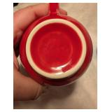 Fiestaware Coffee Cups Set - Red and Blue