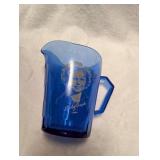 Shirley Temple Cobalt Blue Glass Pitcher