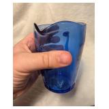 Shirley Temple Cobalt Blue Glass Pitcher