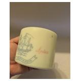 Old Spice Ship Friendship Custard Glass Cup