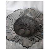 Carnival Federal Glass Star and Fruit Pattern Iridescent Bowls - 2ct