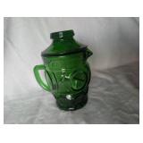 Emerald Green Glass Wheaton Creamer