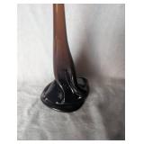 Melted Glass Stem Art Piece