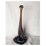 Melted Glass Stem Art Piece