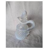 Opalescent Fenton Hobnail Cruet with Stopper
