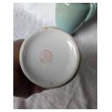 Japanese Hand-Painted Floral Vase Set - 2 ct