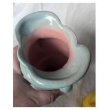 Japanese Hand-Painted Floral Vase Set - 2 ct