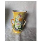 Japanese Hand-Painted Floral Vase Set - 2 ct
