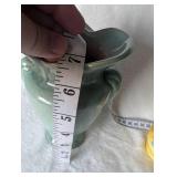 Japanese Hand-Painted Floral Vase Set - 2 ct