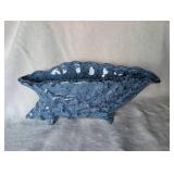 Blue Ceramic Shell Dish