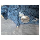 Blue Ceramic Shell Dish