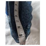 Blue Ceramic Shell Dish