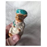 Japanese Ceramic Animal Mini Creamer + Dutch Children Pitcher Set