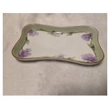 1910 Hand Painted Porcelain Desk Stamp Press