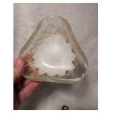 Decorative Mother of Pearl Turtle + Glass Trinket Dish