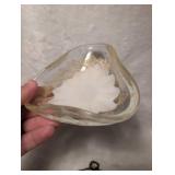 Decorative Mother of Pearl Turtle + Glass Trinket Dish