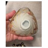 Decorative Mother of Pearl Turtle + Glass Trinket Dish