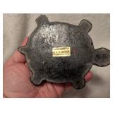 Decorative Mother of Pearl Turtle + Glass Trinket Dish