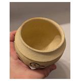 Handmade Bird Design Ceramic Vase