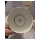 Metal Candle Holders with Glass Hurricane Shade