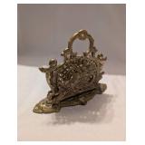 Ornate Brass Letter Holder