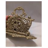Ornate Brass Letter Holder