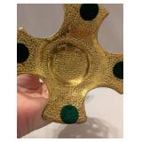 Ornate Brass Decorative Candle Holder