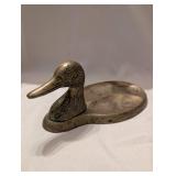 Decorative Brass Duck Tray