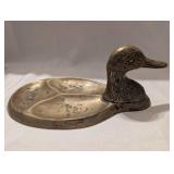 Decorative Brass Duck Tray