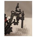 Cast Iron Oil Lamp Wall Bracket