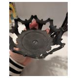 Cast Iron Oil Lamp Wall Bracket